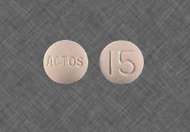 Actos Pioglitazone 15, 30 mg
