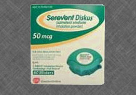 Serevent Salmeterol 25 mcg